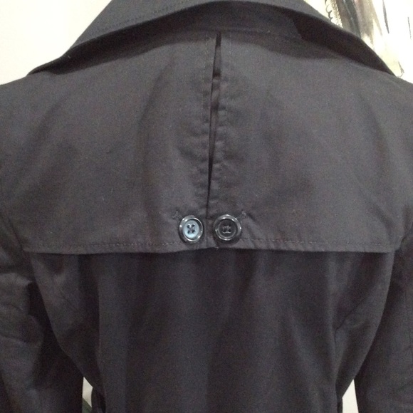 Willi Smith Ruffled Collar Trench Style Jacket - Picture 9 of 13